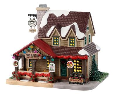 Three Black Bears Bar & Grill 18x23x21 cm Kersthuisje - Lemax