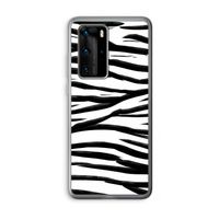 Zebra pattern: Huawei P40 Pro Transparant Hoesje Zebra pattern: Huawei P40 Pro Transparant Hoesje