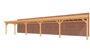YARD Outdoor veranda SUBLIME Plat dak - 1500x350 cm- Plat dak- - YARD Outdoor