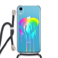 Hold My Heart: iPhone XR Transparant Hoesje met koord