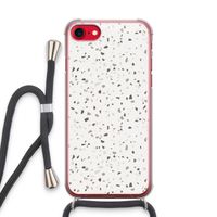 Terrazzo N°14: iPhone SE 2020 Transparant Hoesje met koord Terrazzo N°14: iPhone SE 2020 Transparant Hoesje met koord