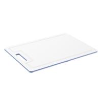 Rotho caruba snijplank 34x25x0.9 cm wit/horizon blauw