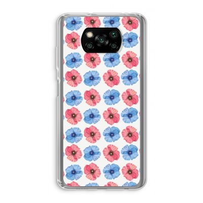 Klaproosjes: Xiaomi Poco X3 NFC Transparant Hoesje