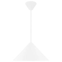 WItte hanglamp groot 'Nono' E27 fitting rond 490mm DFTP