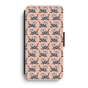 Zwarte poes: iPhone XR Flip Hoesje
