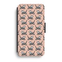 Zwarte poes: iPhone XR Flip Hoesje