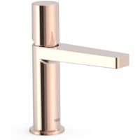 Wastafelkraan Tres Project | Opbouw | Mengkraan | Standaard model | 1-knop | Rond | 24k Rose goud