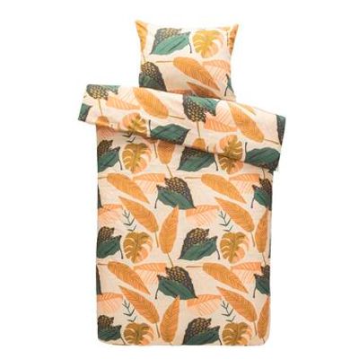 Dekbedovertrek Neva flanel botanisch - multicolour - 140x200/220 cm