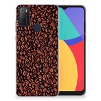 Alcatel 1S (2021) | Siliconen Case | Koffiebonen