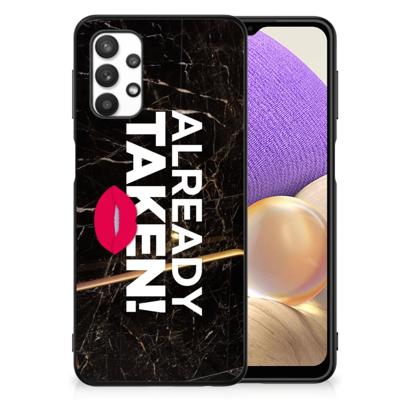 Samsung Galaxy A32 5G | Telefoon Hoesje | met tekst Already Taken Black