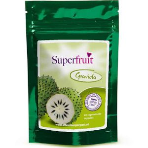 Graviola | 60 capsules | 500 mg | Zuurzak | Vitaminesperpost.nl