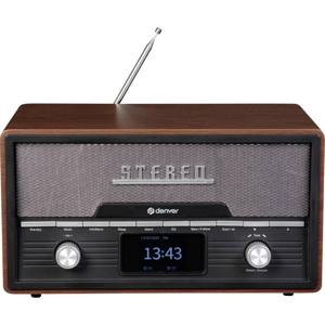 Denver MDA-525DW DARK WOOD Radio DAB+, VHF (FM) Hout-bruin (zijdemat)