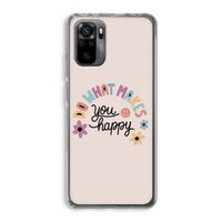Happy days: Xiaomi Redmi Note 10 Pro Transparant Hoesje