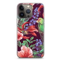 Papegaaien: iPhone 13 Pro Transparant Hoesje Papegaaien: iPhone 13 Pro Transparant Hoesje
