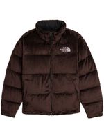 The North Face doudoune Nuptse en velours - Marron