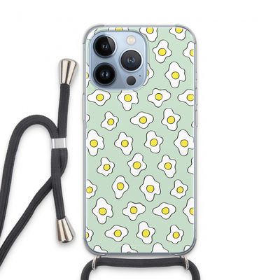 Spiegeleitjes: iPhone 13 Pro Transparant Hoesje met koord