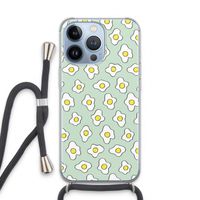 Spiegeleitjes: iPhone 13 Pro Transparant Hoesje met koord
