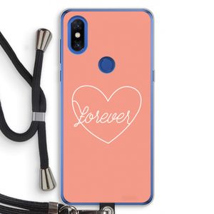 Forever heart: Xiaomi Mi Mix 3 Transparant Hoesje met koord