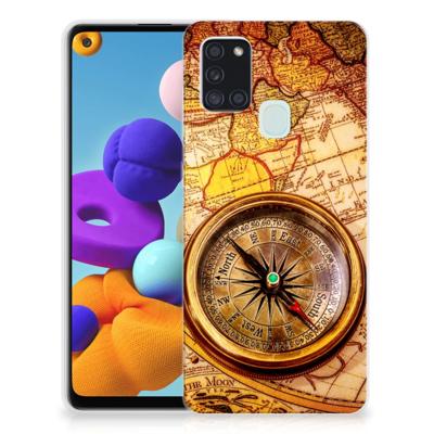 Samsung Galaxy A21s | Silliconen Back Cover | Kompas