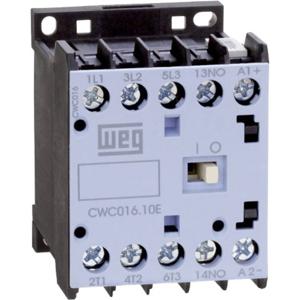 WEG CWC07-01-30D24 Contactor 3x NO 3 kW 230 V/AC 7 A Met hulpcontact 1 stuk(s)