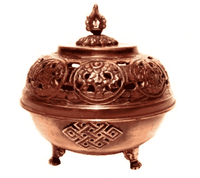 Wierookbrander Tibetaans Rond