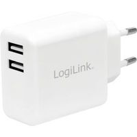 LogiLink PA0210W oplader voor mobiele apparatuur Wit Binnen