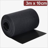 Quadrios 24CA312 Klittenband Om te bundelen Haak- en lusdeel (l x b) 3 m x 10 cm Zwart 3 m