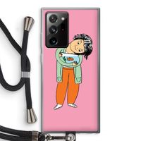 Visknuffel: Samsung Galaxy Note 20 Ultra / Note 20 Ultra 5G Transparant Hoesje met koord