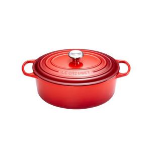 LE CREUSET - Signature - Braadpan ovaal 27cm 4,10l Kersenrood