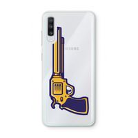 Pew Pew Pew: Samsung Galaxy A70 Transparant Hoesje