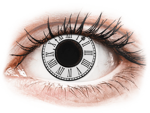 CRAZY LENS - Clock - met sterkte (2 gekleurde daglenzen)