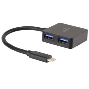 Renkforce USB 3.2 Gen 1-hub 4 poorten Zwart