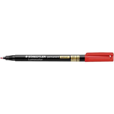Staedtler Lumocolor permanent special F 319 F-2 Permanent marker Rood Watervast: Ja