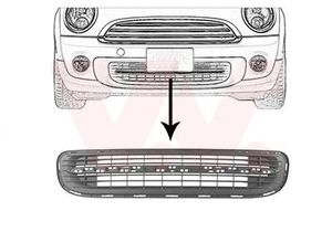 Ventilatiegrille, bumper 0508590