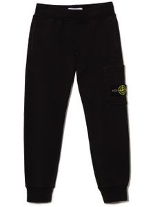 Stone Island Junior pantalon de jogging à motif Compass signature - Noir