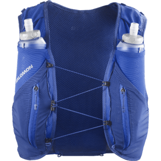 Salomon Adv skin 12 with flasks - BLAUW - Unisex