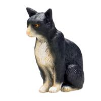 Mojo farmland zittende kat zwart/wit 387371