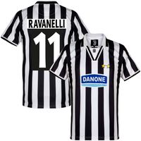 Juventus Retro Shirt 1994-1995 + Ravanelli 11