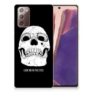 Silicone Back Case Samsung Note 20 Skull Eyes