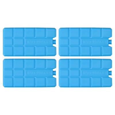 Koelelementen voor koelbox en koeltas - 4x stuks - 200 gram - blauw - kunststof - niet vulbaar