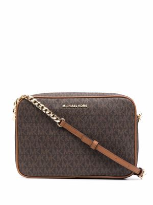 Michael Michael Kors sac à bandoulière Jet Set en cuir - Marron