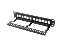 LANBERG PATCH PANEL BLANK 12 PORT 1U 10" BLACK - thumbnail