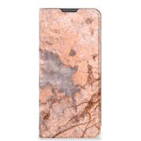 Motorola Moto G22 | Standcase | Marmer Oranje