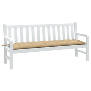 VidaXL Tuinbankkussen 180x50x7 cm stof gemêleerd beige