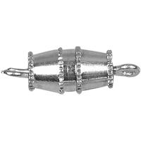 Creativ Company Draaisluiting, l: 16 mm, verzilverd, 10 stuk/ 1 doos