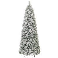 210 cm Kunstkerstboom met Verlichting Pop Up Dennenboom met 200 Warmwitte LED-lampen en 680 Takpunten