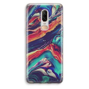Chameleon Sun: OnePlus 6 Transparant Hoesje
