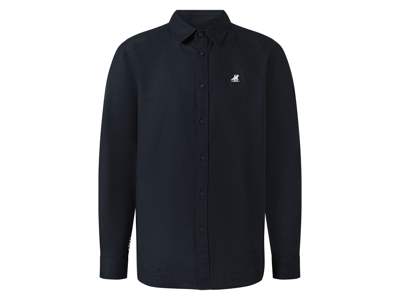 Heren overhemd (Marineblauw, L (41/42))