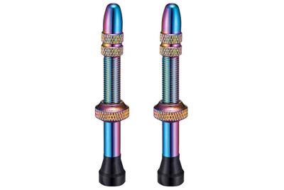 Supacaz Tubeless Ventielen Star Valvez 65mm Oil Slick x2 Supacaz Tubeless Ventielen Star Valvez 65mm Oil Slick x2