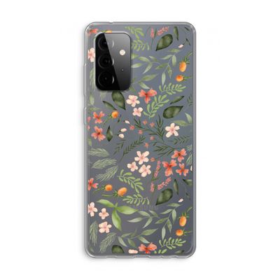 Sweet little flowers: Samsung Galaxy A72 Transparant Hoesje